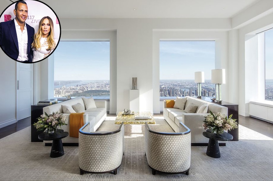 Jennifer Lopez, Alex Rodriguez, New York Apartment